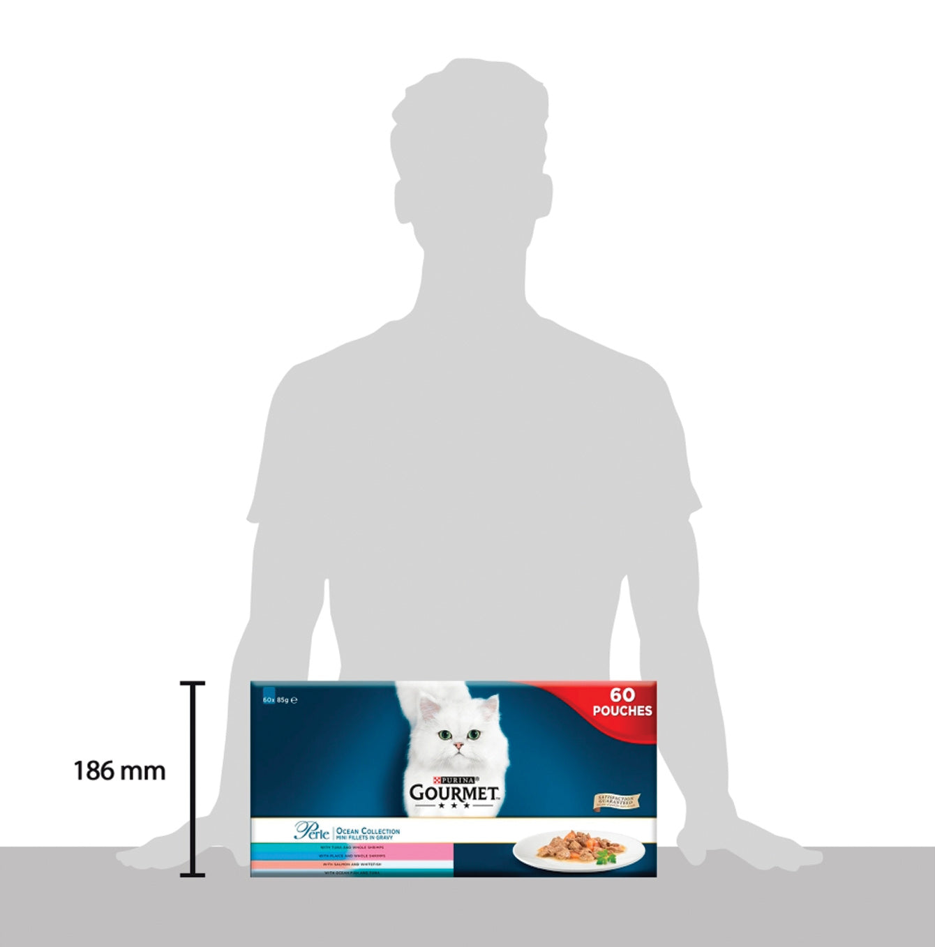 Purina gourmet perle cat food ocean collection size guide