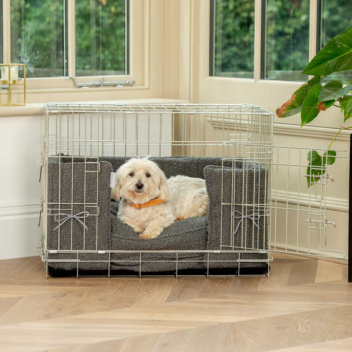 Crema Marble Dog Crate preview