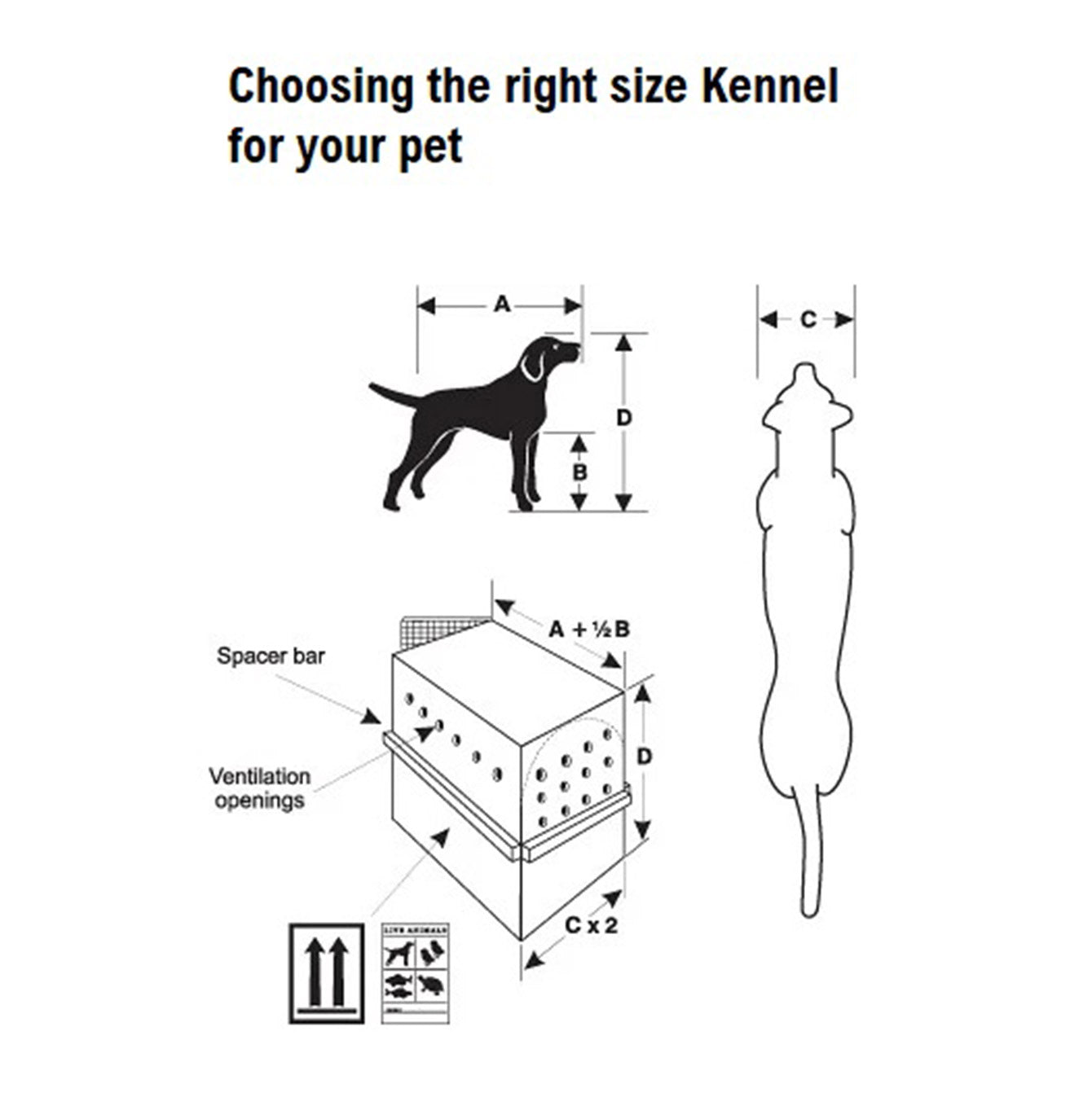 Henry Wag Air Kennel Size Guide