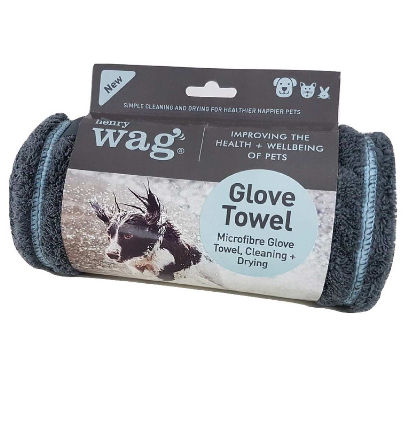 Henry Wag Microfibre Glove Towel Studio Box