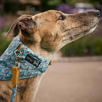 [colour:pheasant] Set & accessorise your pooch ready for a stylish dog walk with Hiro + Wolf X L&L Dog Bandana, the perfect dog walking accessory! Made using strong webbing lining to provide extra strength! Available in 3 stylish designs and 2 sizes at Lords & Labradors