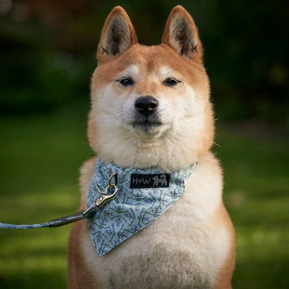 [colour:stag] Set & accessorise your pooch ready for a stylish dog walk with Hiro + Wolf X L&L Dog Bandana, the perfect dog walking accessory! Made using strong webbing lining to provide extra strength! Available in 3 stylish designs and 2 sizes at Lords & Labradors