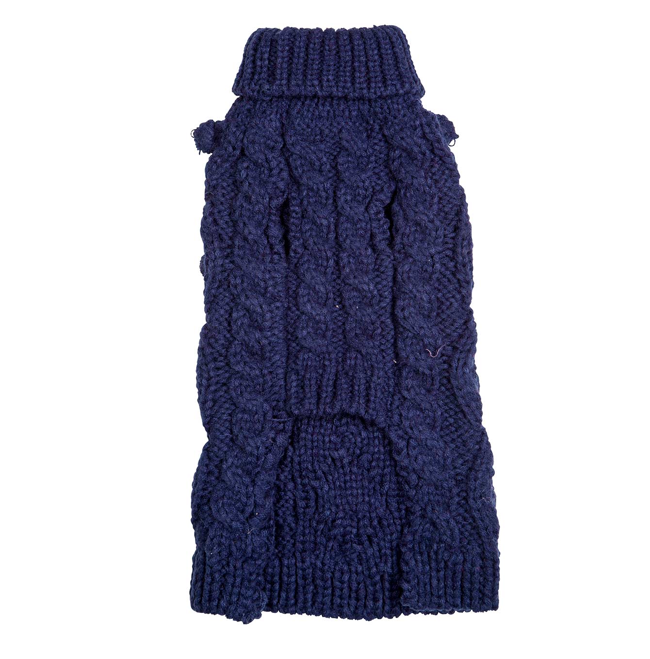 House of Paws navy bobble sweater underneath [color:navy]