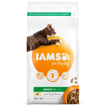 IAMS Vitality Adult Cat Food Chicken 10kg