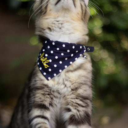 Joules 'Hello' Neckerchief Cat Collar