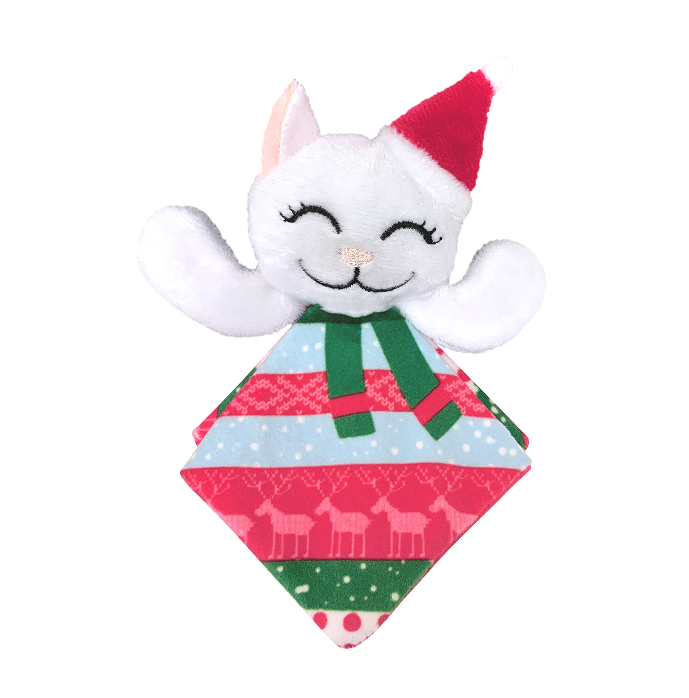 KONG Holiday Crackle Pals Santa Kitty Catnip Cat Toy