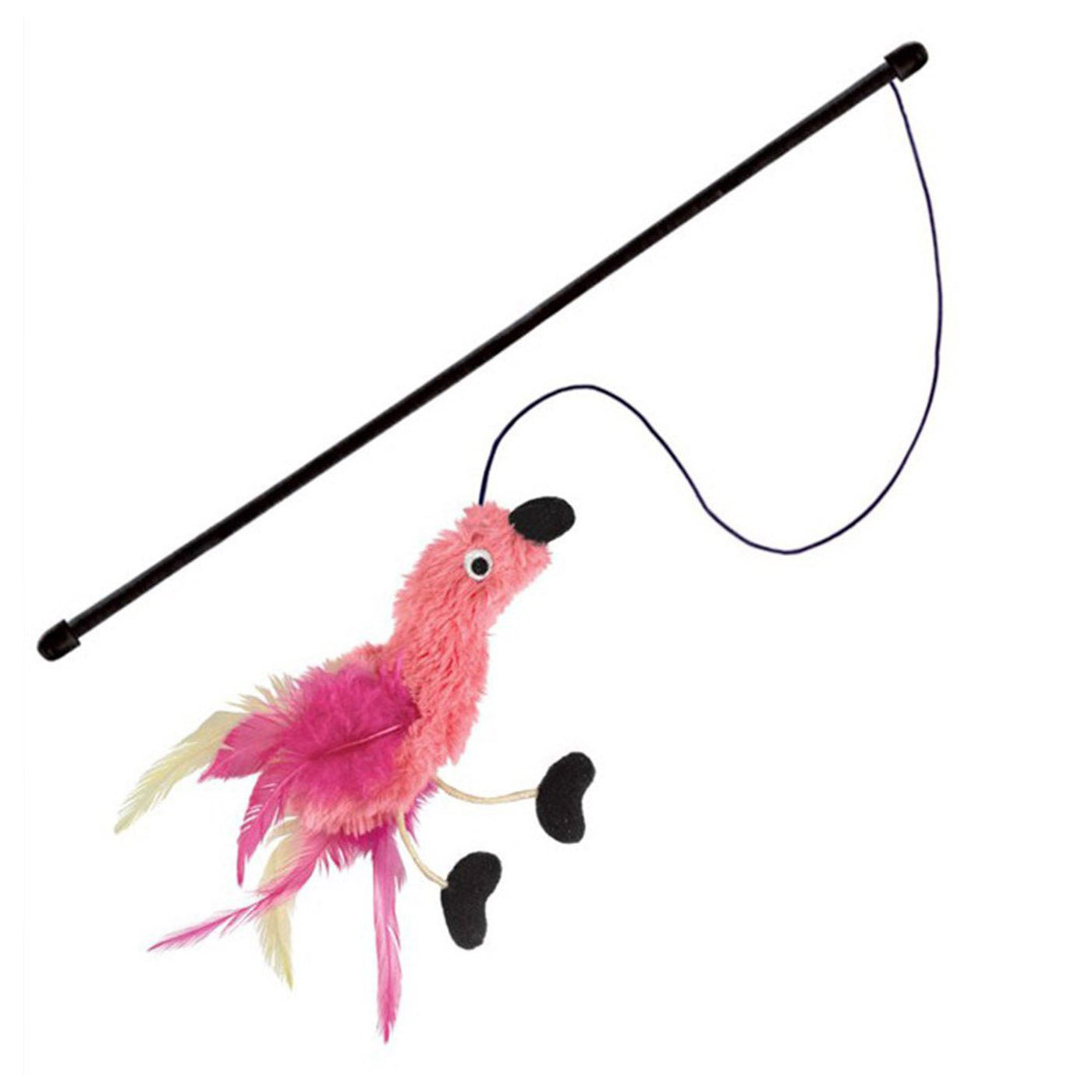 KONG Cat Feather Teaser - Flamingo