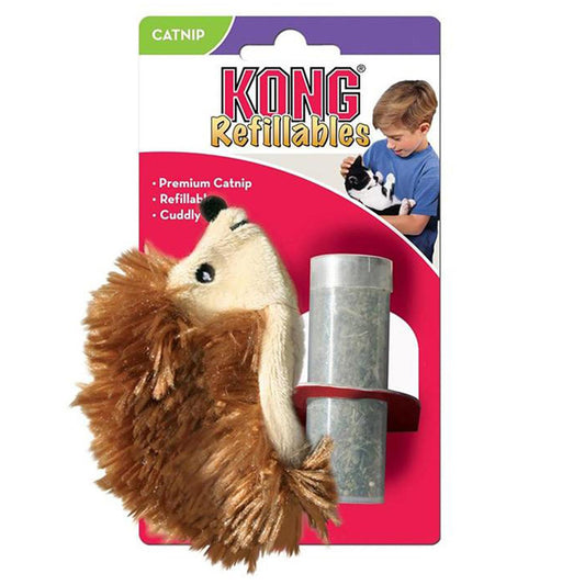 KONG Refillable Catnip Hedgehog Cat Toy
