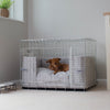 Essentials Plush Crate Bumper in Light Grey by Lords & Labradors