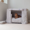 Essentials Plush Crate Set in Light Grey by Lords & Labradors