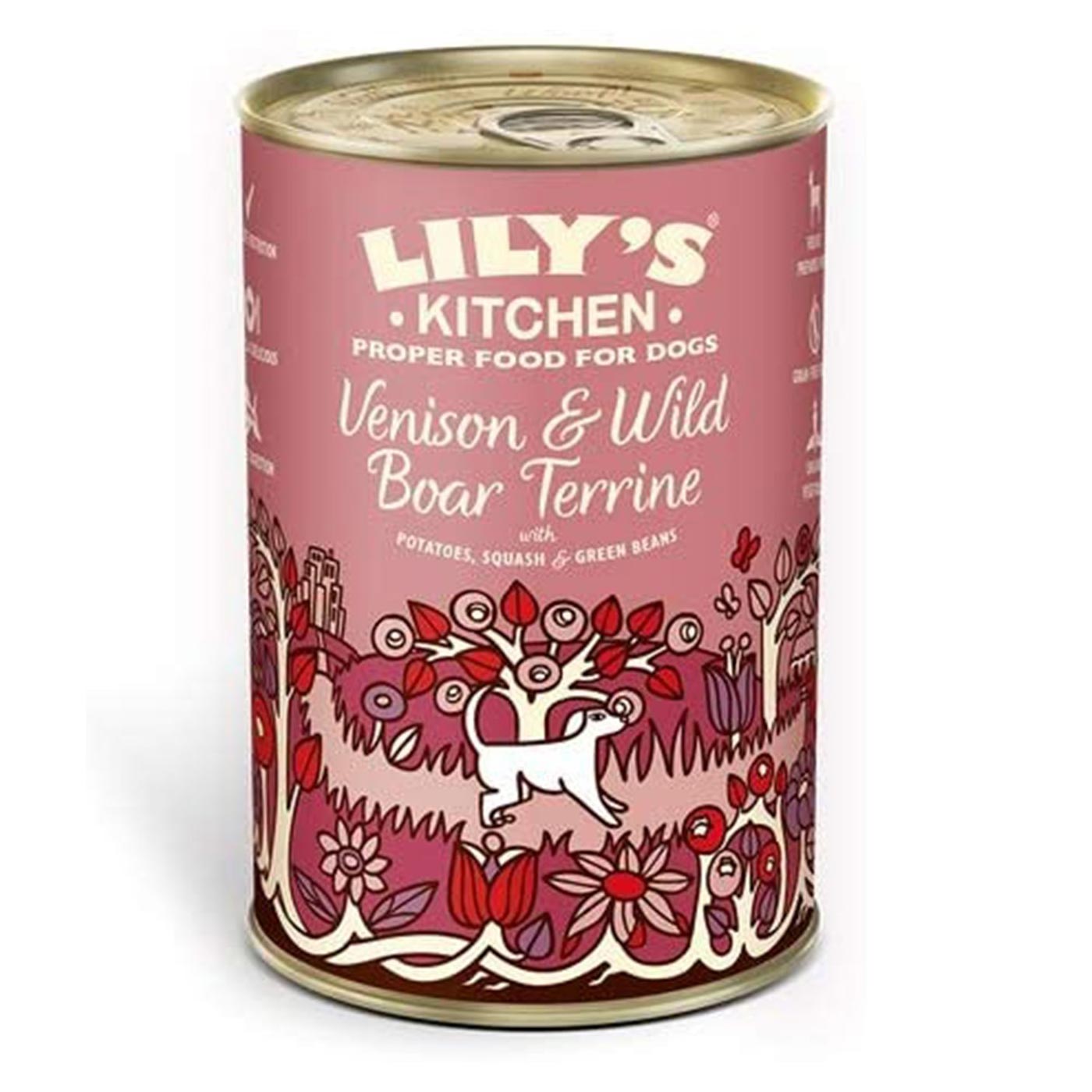 Lily's Kitchen Venison and Wild Boar Terrine Dog Food
