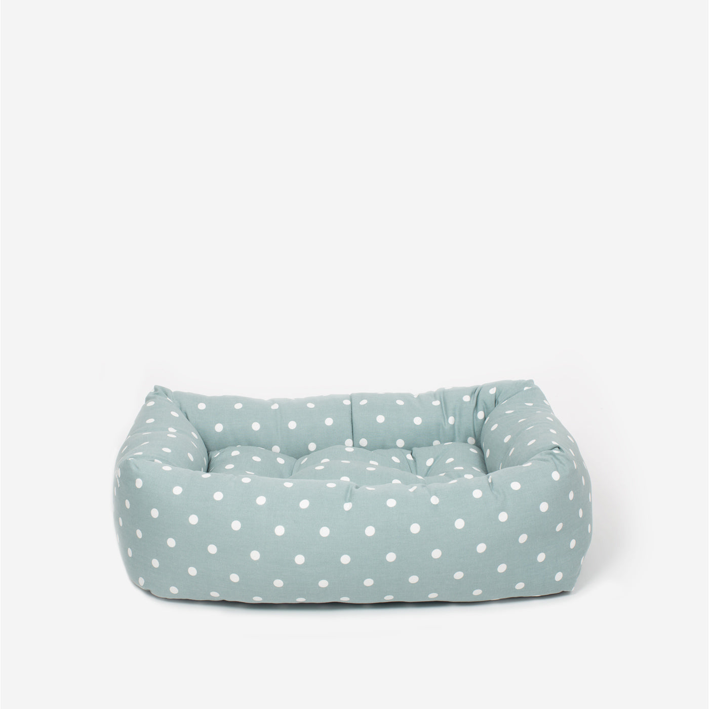 Discover Our Heavy-Duty Dog Crate With Duck Egg Spot Cosy & Calming Puppy Crate Bed Set! The Perfect Crate Bed For Pet Burrow. Available To Personalise Here at Lords & Labradors 