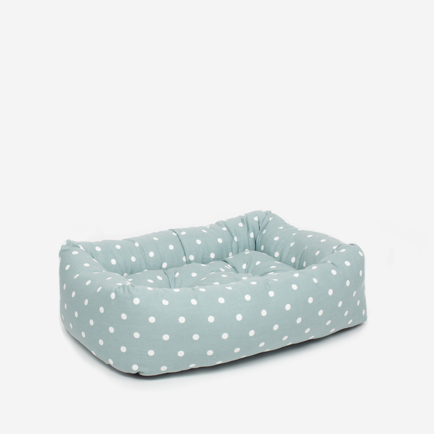 Discover Our Heavy-Duty Dog Crate With Duck Egg Spot Cosy & Calming Puppy Crate Bed Set! The Perfect Crate Bed For Pet Burrow. Available To Personalise Here at Lords & Labradors 