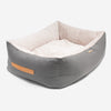 Essentials Twill Box Bed in Slate by Lords & Labradors