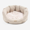 Essentials Twill Oval Bed in Linen by Lords & Labradors