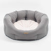 Essentials Twill Oval Bed in Slate by Lords & Labradors