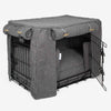 Dog Crate Set In Granite Bouclé by Lords & Labradors
