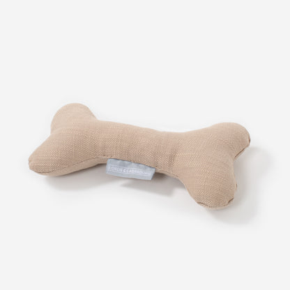 [colour: savanna oatmeal] Present The Perfect Pet Playtime With Our Luxury Dog Bone Toy, In Stunning Savanna Oatmeal! Available To Personalise Now at Lords & Labradors