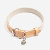 Essentials Twill Dog Collar in Linen by Lords & Labradors