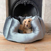 High Wall Bed For Dogs in Velvet by Lords & Labradors