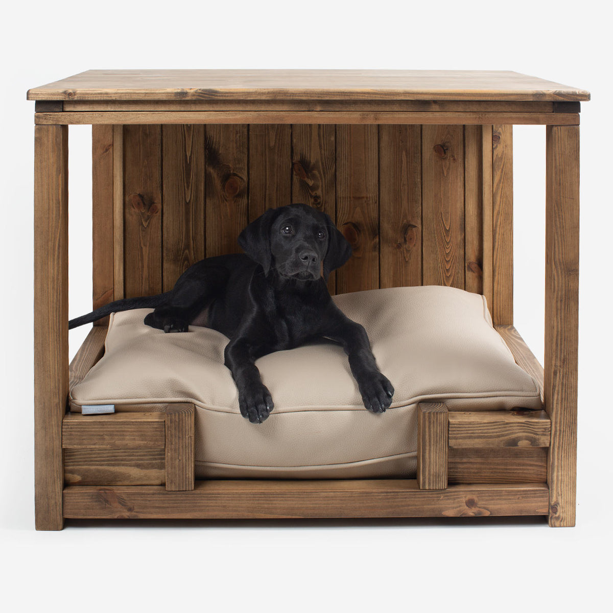 Fresh Look at Wooden Rustic Open Dog Crate