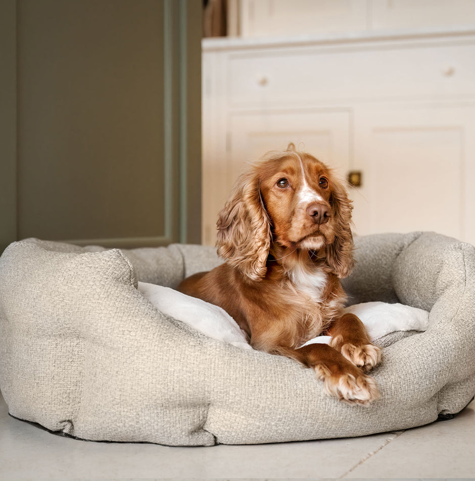 Essentials Herdwick Den Bed Sandstone Lords & Labradors Luxury Dog Beds
