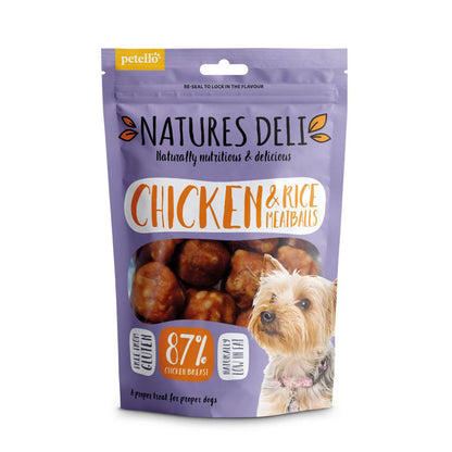 Natures Deli Chicken and Rice Meatballs