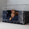 Dog Crate Bumper in Navy Essentials Plush by Lords & Labradors