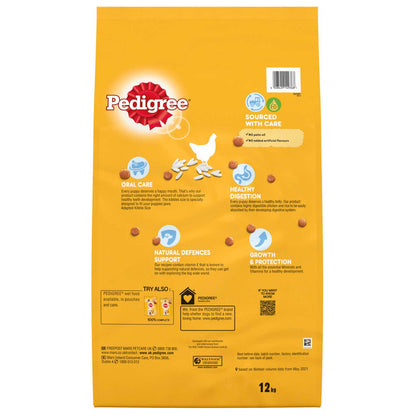 Pedigree Puppy Medium Complete Dry Dog Food with Chicken & Rice 12KG
