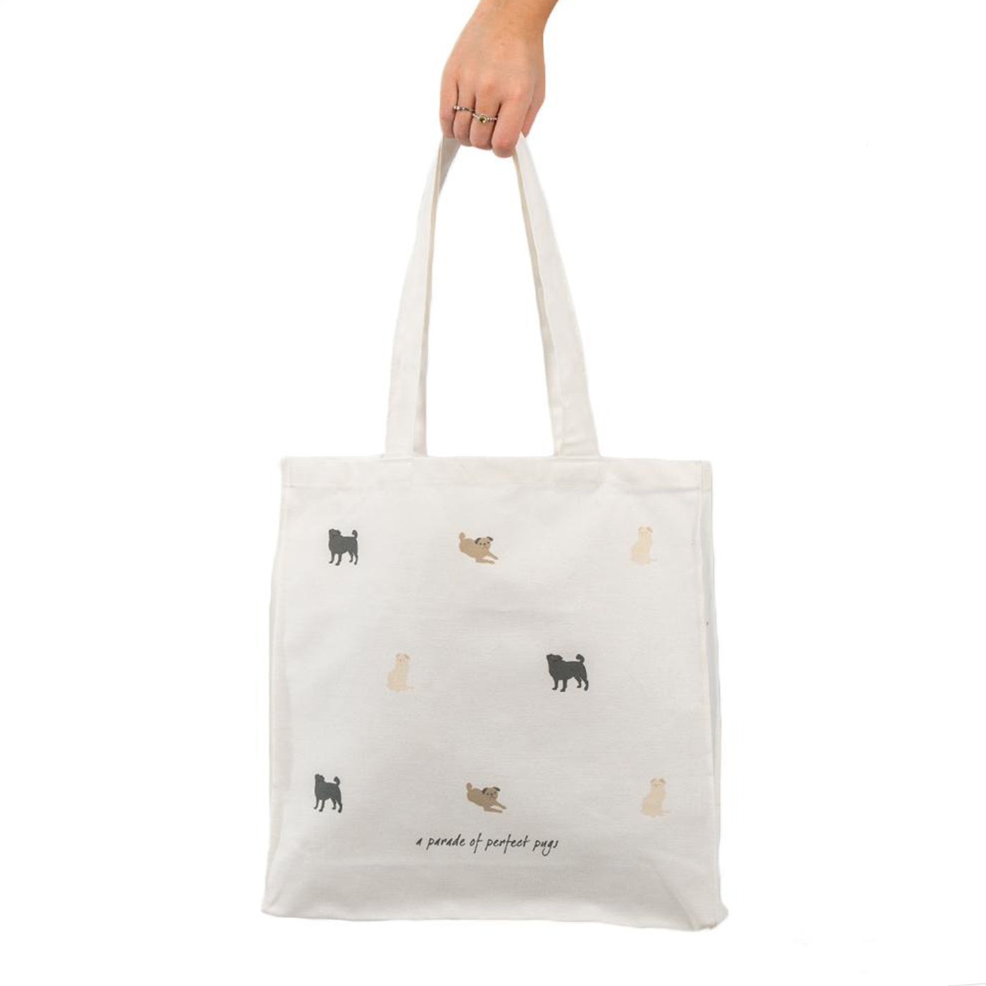 Discover, Lords & Labradors Perfect Pugs Canvas Tote Shoulder bag, Made From 100% Cotton! The Perfect Gift For Pug Lovers, Available Now at Lords & Labradors    