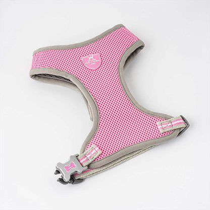 Hugo & Hudson Pink Mesh Dog Harness