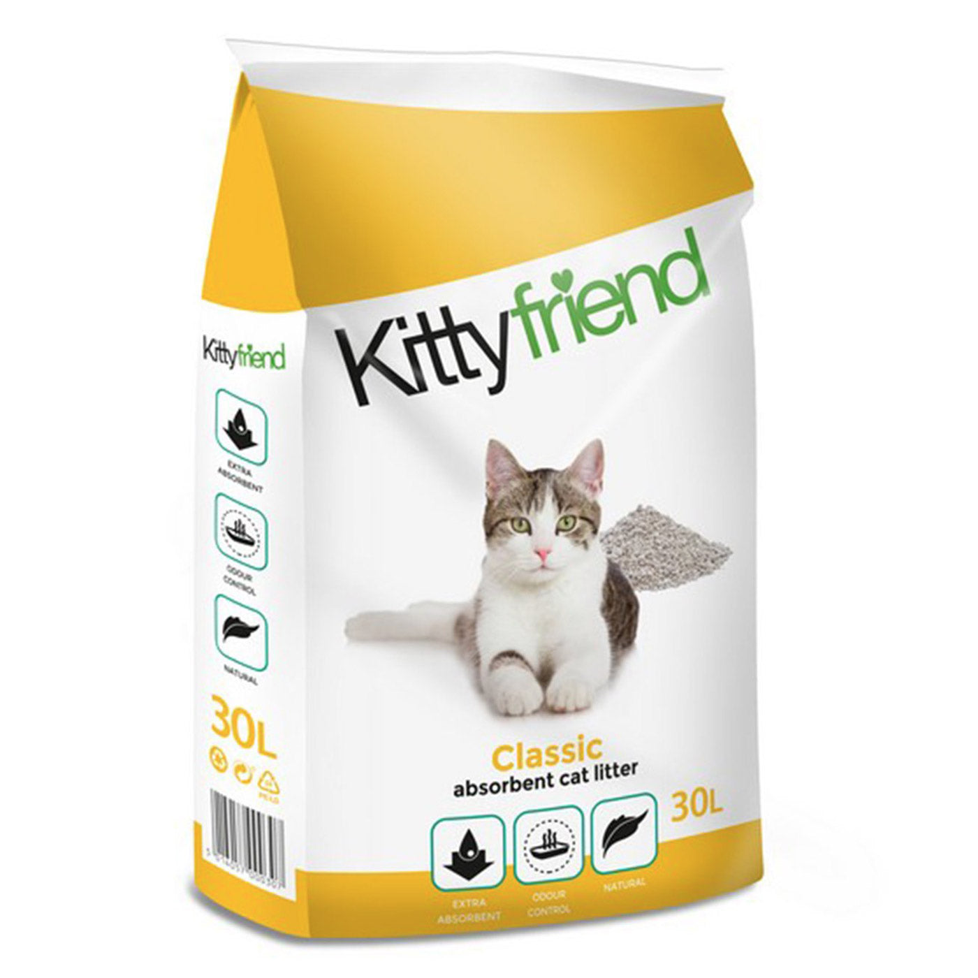 KittyFriend Classic Absorbent Cat Litter 30L