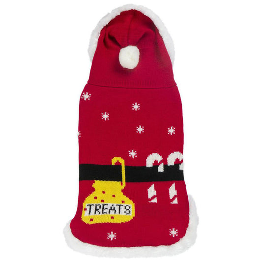 Santa's Treat Hooded Christmas Jumper