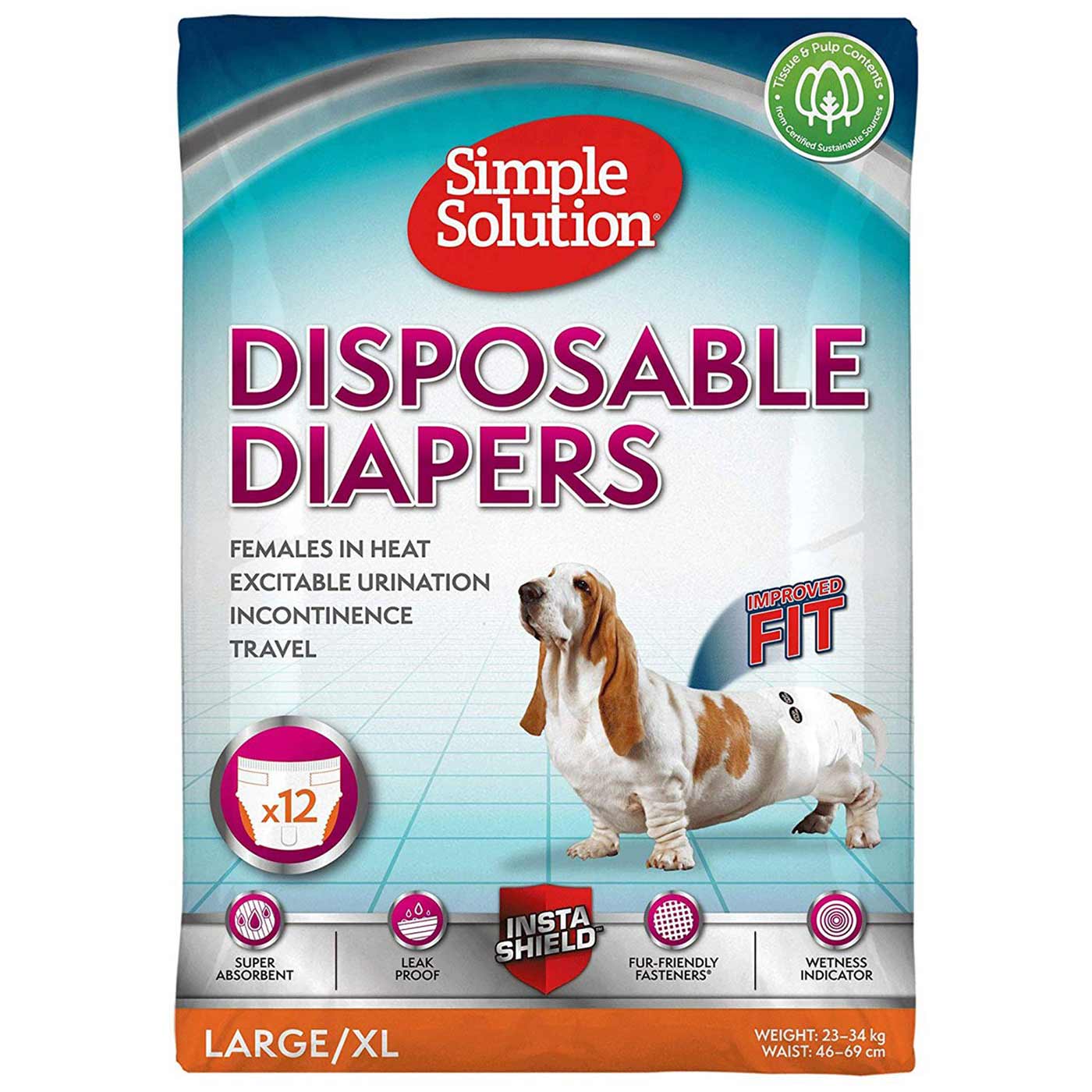 Simple Solution Bitch Disposable Diapers