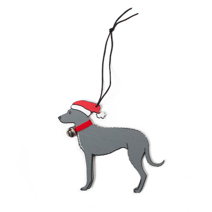 Lurcher Christmas Decoration by Sweet William