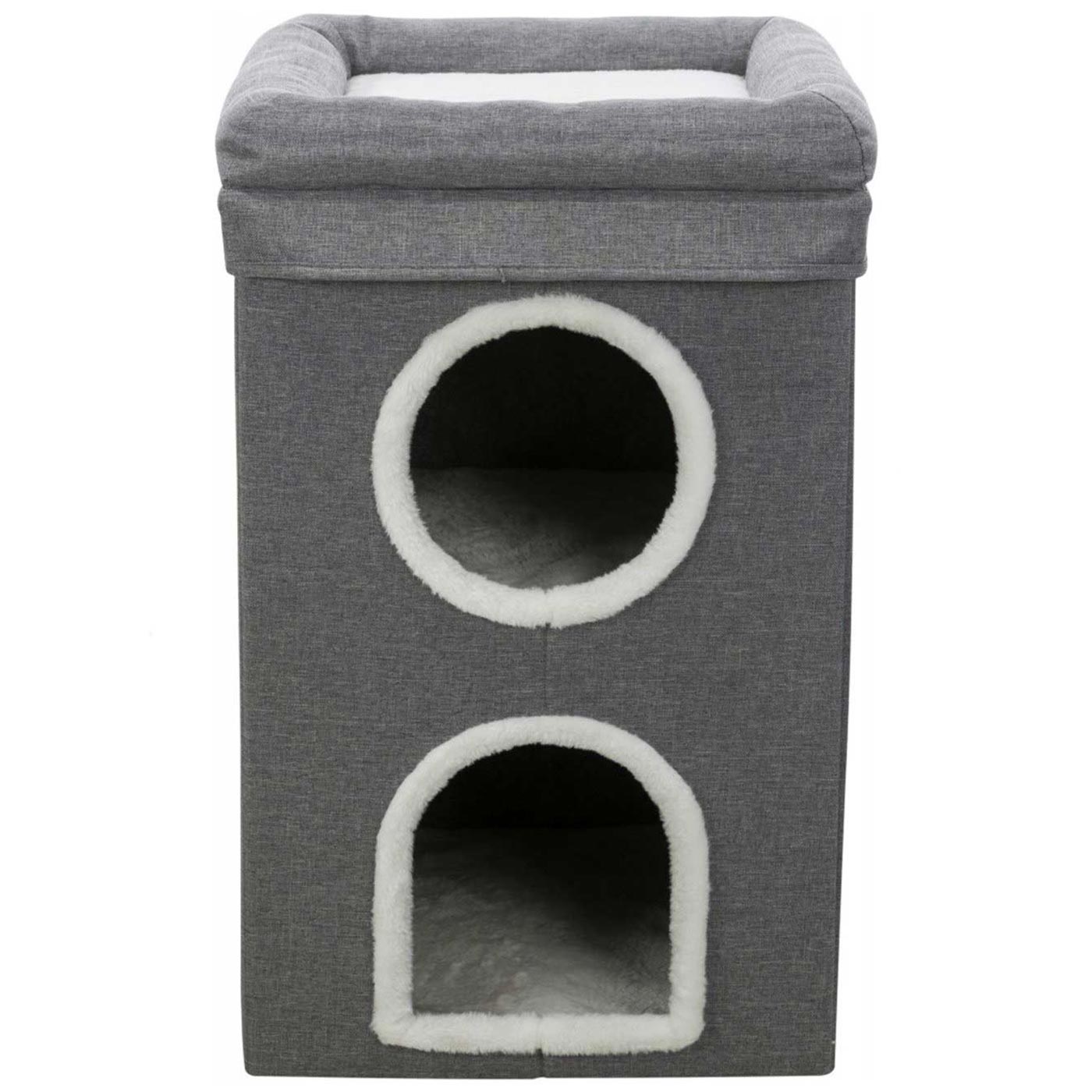 Trixie Grey & White Saul Cat Tower