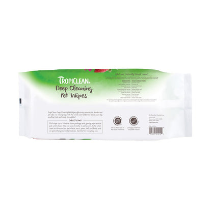 TropiClean Deep Cleaning Wipes