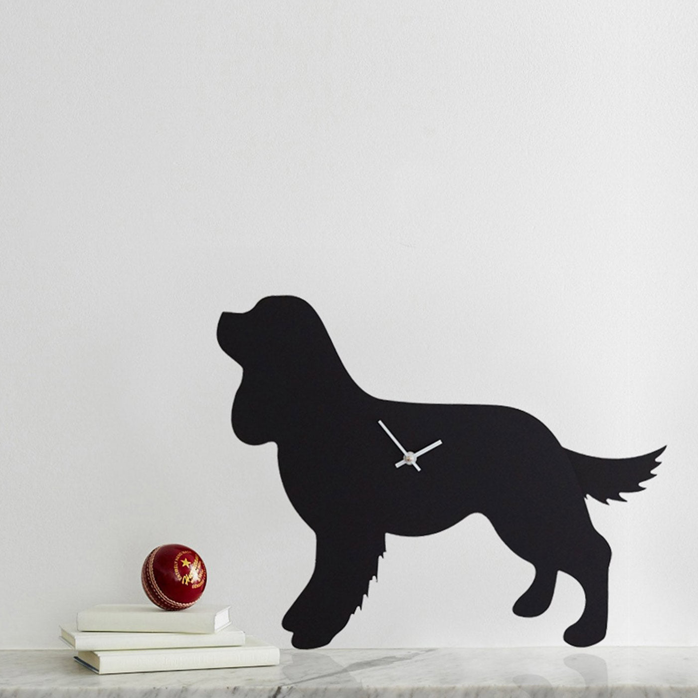 Wagging Tail King Charles Spaniel Clock by The Labrador Company