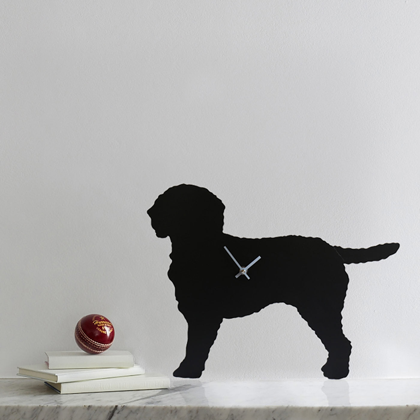 Wagging Tail Labradoodle Dog Clock by The Labrador Company