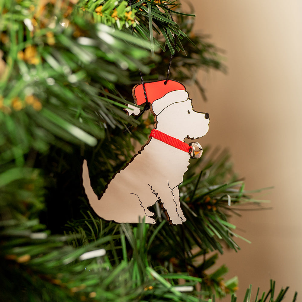 Sweet William Westie Christmas Tree Decoration