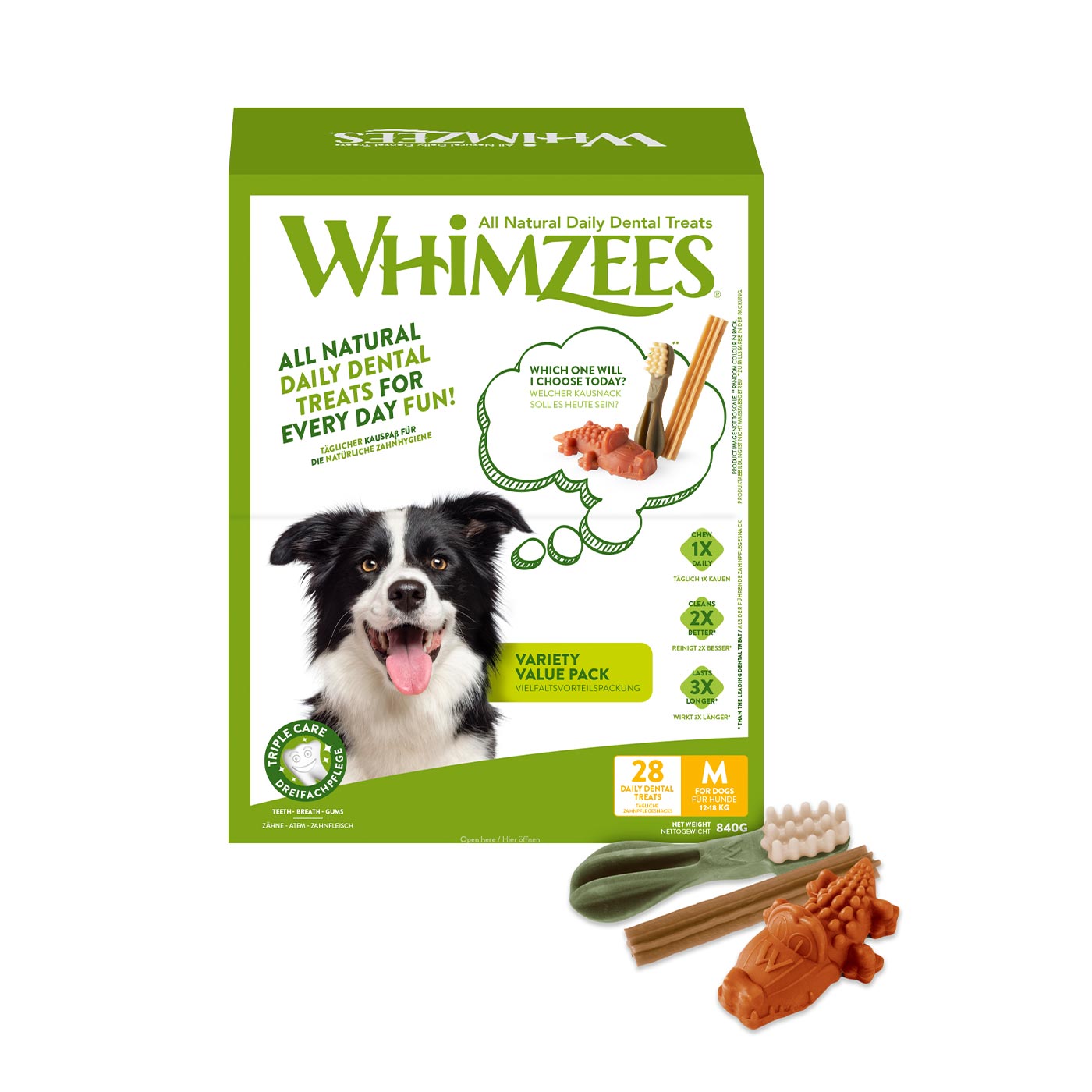 Whimzees Value Variety Box Medium