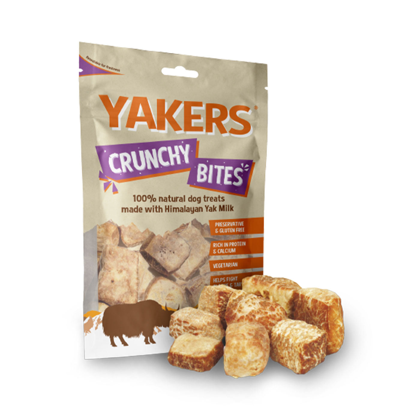Yakers Dog Crunchy Bites 70g